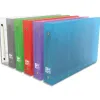 Classeur oxford hawaï 2 anneaux ronds 25mm a5 à l'italienne 240x160mm polypropylène 7/10e dos 30mm coloris assortis