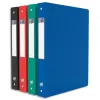Classeur oxford memphis 4 anneaux ronds 30mm polypropylène 10/10e dos 40mm étiquette dos coloris assortis standard