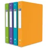 Classeur oxford memphis 4 anneaux ronds 30mm polypropylène 10/10e dos 40mm étiquette dos coloris assortis style