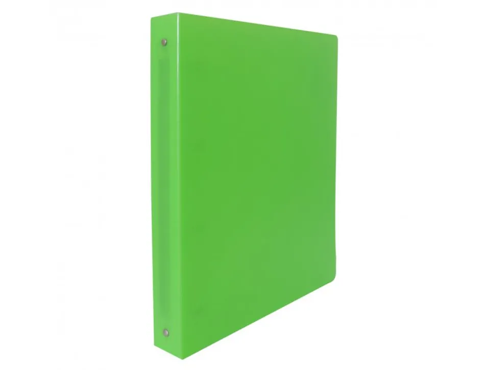 Classeur souple 4 anneaux polypro office plast 32x26,8 cm dos 40mm coloris vert