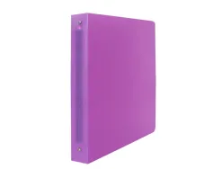 Classeur souple 4 anneaux polypro office plast 32x26,8 cm dos 40mm coloris violet