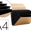 Classeur-trieur multo kraft carton 7 compartiments a4 fermeture elastique