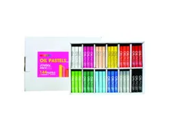 Classpack pastels a l'huile ronds oz mungyo 144 unites coloris assortis