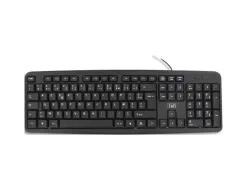 Clavier filaire t'nb streamline connexion usb compatible pc/m ac compact touches confortables