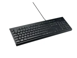 Clavier kensington filaire kb100 eq coloris noir