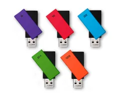 Cle usb emtec 2.0 c350 brick pivotante 128gb vitesse lecture 15mbs ecriture mb/s coloris orange