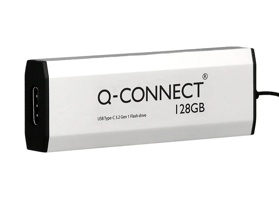 Cle usb q-connect flash drive 128 gb 3.2 type-c