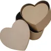 Clip mémo fantaisie bois porte -trombones sur tige forme coeur 11cm