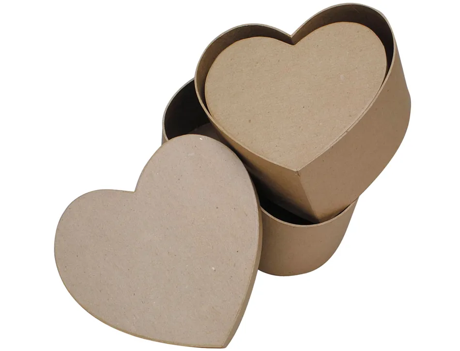 Clip mémo fantaisie bois porte -trombones sur tige forme coeur 11cm