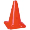 Cône multifonction percé permettant intercaler bâtons liaison supportant cerceau base supérieure coloris rouge
