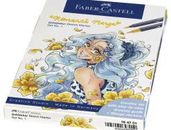 Coffret faber castell romantic manga contenu 23 unites