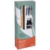 Coffret plumes- criture brause compos de 1 plume en bois 3 plumes 1 pinceau 1 flacon d'encre noire 15ml