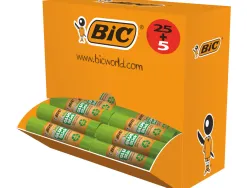 Colle bic ecolutions glue stick - lavable - colle le papier et le carton -tube de 8 gr boite de 30