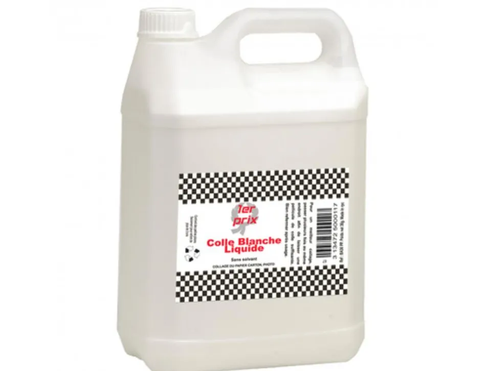 Colle blanche cleopatre vinylique rapide multi materiaux flacon de 5kg