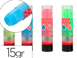 Colle blanche liderpapel adhesif haute qualite transparente apres sechage instantane coloris neon baton