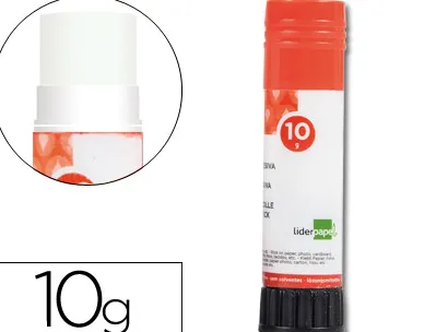 Colle blanche liderpapel adhésif haute qualité glissement maximum séchage instantané utilisation scolaire bâton 10g