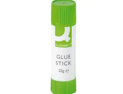 Colle blanche q-connect usage scolaire bureau tout type de papier bâton 20g