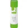 Colle blanche q-connect usage scolaire bureau tout type de papier bâton 40g