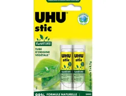Colle blanche re nature uhu stick 8,2 g tubes d origine vegetale blister de 2