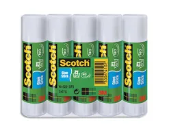 Colle blanche scotch 21g lot 5 bâtons