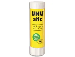 Colle blanche uhu stic papier carton sans solvant lavable bouchon anti-séchage bâton 40g