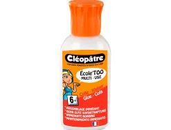 Colle cléopâtre extra forte multi-matériaux spéciale enfants lavable plastique verre métal mousse plastique flacon 60g