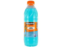 Colle marine cléopâtre papiers cartons fins lavable sans solvant coloris bleuté bidon 1l