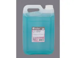 Colle naturelle o color invisible norme en 71 7 papier carton coloris bleu bidon 5l