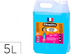 Colle océane cléopâtre extra forte pour carton transparente bleutée bidon 5l