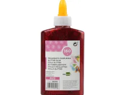 Colle pailletée liderpapel coloris assortis métallisés pot 160g