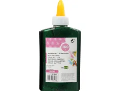 Colle pailletee liderpapel coloris vert metallise - pot de 160g