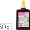 Colle pailletee liderpapel coloris mauve metallise - pot de 160g