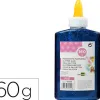 Colle pailletee liderpapel coloris bleu metallise - pot de 160g