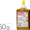 Colle pailletee liderpapel coloris or metallise - pot de 160g
