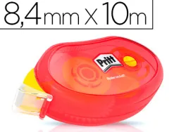 Colle pritt roller compact ruban 8.4mmx10m collage repositionnable immédiat plus performante niveau visible