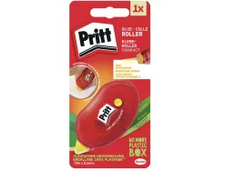 Colle pritt roller compact ruban 8.4mmx10m collage repositionnable immédiat plus performante niveau visible