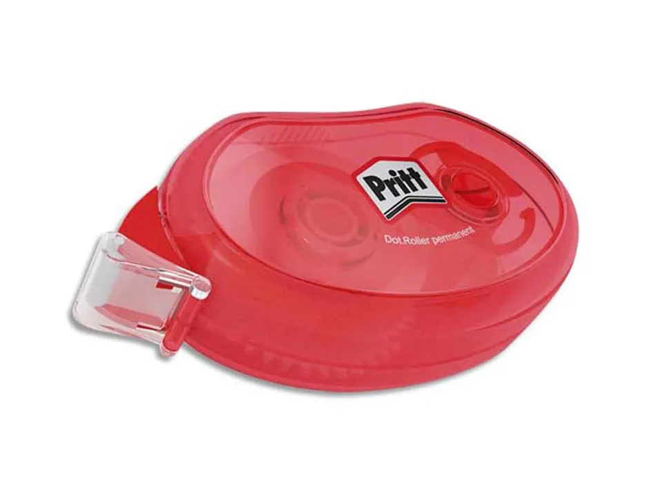 Colle pritt roller compact ruban 8.4mmx10m collage permanent immédiat plus performante niveau visible