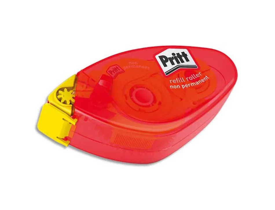 Colle pritt roller rechargeable 8.4mmx16m collage repositionnable immédiat plus performante