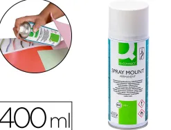 Colle q-connect adhesif spray mount adhesif permanent flacon 400 ml