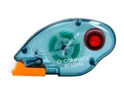 Colle q-connect roller éco permanent coloris bleu transparent 6.5mmx8.5m