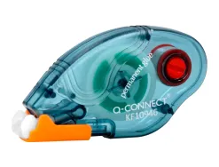 Colle q-connect roller éco permanent coloris bleu transparent 6.5mmx8.5m