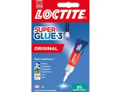 Colle rapide loctite super glue liquide résistance eau lave-vaisselle super puissante multi-matériaux tube 3g