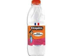 Colle scolaire cléopâtre papier carton travaux manuels sans solvant bidon 1l