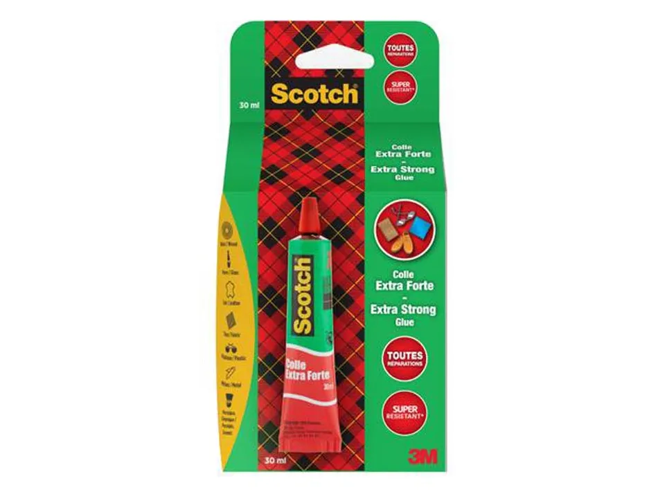 Colle scotch extra forte embout fin tube 20ml