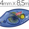 Colle tesa roller jetable adhésion temporaire ergonomique ruban haute qualité plastique emballage recyclé 8.4mmx8.5m