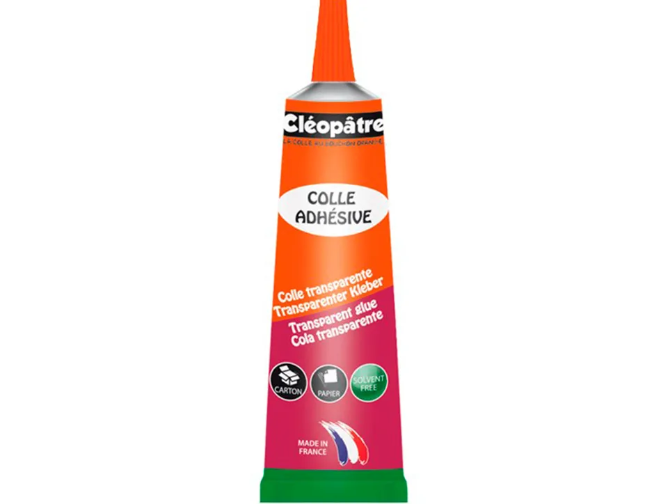 Colle transparente cleopatre universelle tube aluminium 30g