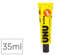 Colle uhu gel extra transparente multi materiaux tube 35ml