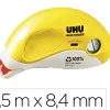 Colle uhu glue roller permanent rechargeable ergonomique 16.5mx8.4mm