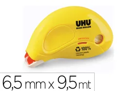 Colle uhu glue roller permanent ergonomique 6.5mmx9.5m