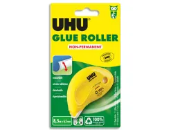 Colle uhu glue roller repositionnable ergonomique consommation visible système microdépôt 6.5mmx8.5m